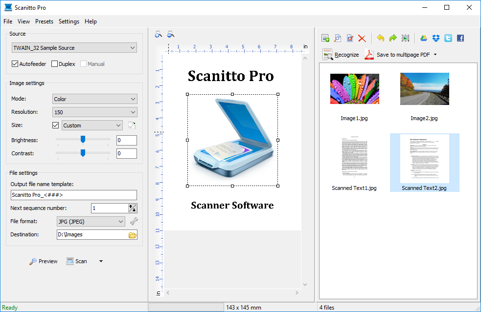 Click to view Scanitto Pro 2.15.26.243 screenshot